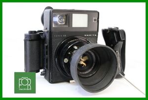 【同梱歓迎】実用■MAMIYA SUPER 23 ブラック / MAMIYA-SEKOR 100mm F3.5■シャッター全速完動■AAA920