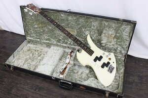 【行董】FERNANDES フェルナンデス エレキベース アクティブ回路 F.G.I. TECHNOLOGY 白系 現状品 楽器 ベース ハードケース付き AS700ABY94