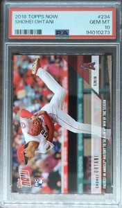 PSA10 2018 TOPPS NOW 234 大谷翔平