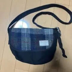 Harris Tweed メッセンジャーバッグ ショルダーバッグ チェック柄