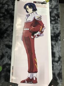 A）機動戦士ガンダムSEED」アクラン　ザラ　等身大ポスターB 全長約195cm 横80cm