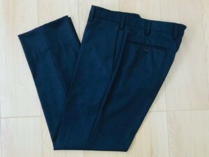 【美品】ユナイテッドアローズ＊SLIMFIT＊起毛ウールパンツ＊濃紺＊48