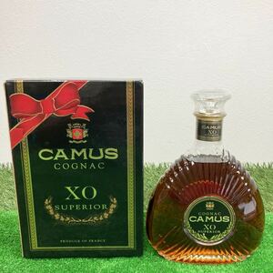 【CAMUS/カミュ】COGNAC/コニャック XO SUPERIOR/スペリオール ブランデー 700ml/40% 箱付 領収書 1771