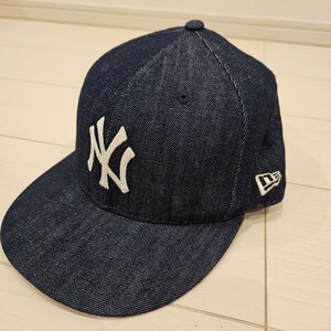 【送料無料】ニューエラ キャップ NEW ERA 59FIFTY Denim ニューヨーク・ヤンキース Subway Series インディゴデニム 7-3/4