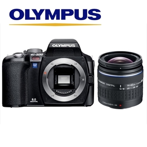 オリンパス OLYMPUS E-500 14-42mm 標準 レンズセット デジタル一眼レフ カメラ 中古