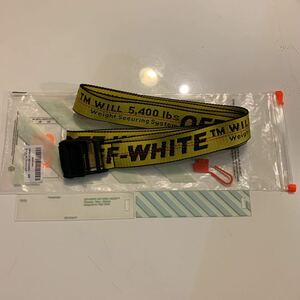 OFF-WHITE offwhite INDUSTRIAL BELT オフホワイト インダストリア ル ベルト 美品 付属品あり