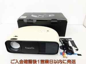 【1円】ExquizOn CL760 プロジェクター 本体 未検品ジャンク 電源ケーブルなし 起動/投影OK D05-743jy/G4