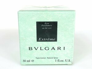 廃盤　希少　未使用　フィルム未開封　ブルガリ　BVLGARI　オ　パフメ　エクストレーム　EXTREME　スプレー　30ml　YK-6406