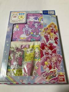 プリキュアオールスターズ　インナー上下セット　130　キャミソール＆カラーショーツ　女児　パンツ