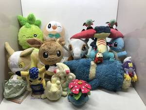 01w4045 ポケモン ぬいぐるみ まとめ ワンパチ イーブイ ドラパルト ゴンべ ミニーブ マホミル マホイップ 等 中古品