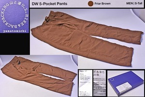 山と道 ★ yamatomichi ★ DW 5-Pocket Pants ★ Friar Brown ★ MEN S-Tall ★ 定価18,150円 ★ 194g ★ アウトドア ★ 登山 ★ 中古品 ★