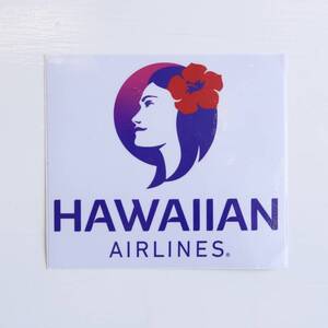 ★ハワイ直輸入★HAWAIIAN AIRLINES ステッカー／ハワイアン航空／ハワイアンエアライン／ハワイアン雑貨