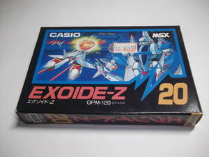 MSX EXOIDE-Z 20 エグゾイド-Z ソフト本体箱取説付き 