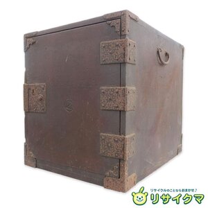 【中古】M▽舟箪笥 時代箪笥 引き出し 小物入れ 古道具 古家具 丸に枡 (38125)