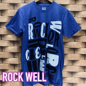 ☆ロック ウェル/ROCK WELL☆Tシャツ USA製 サイズS メンズ