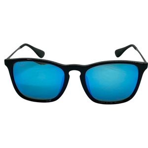 Ray-Ban レイバン RB4187-F 601/55 54□18 145 サングラス アイウェア アクセサリー ミラーレンズ プラスチック ブルー ブラック 度有