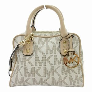 マイケルコース MICHAEL KORS ミニハンドバッグ ショルダーバッグ 2WAY ロゴ ゴールド金具 ベージュ ■GY14 /FT 0828 レディース