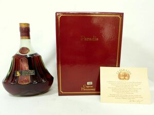 1000円スタート 酒 COGNAC Hennessy PARADIS EXTRA 700ml コニャック ヘネシー パラディ エクストラ 未開栓 箱付 TKG 酒U547