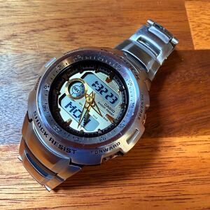 【1円スタート】CASIO G-SHOCK G-701D デジアナ アナデジ 可動品 検 G-700 G-701 カスタム ゴールド