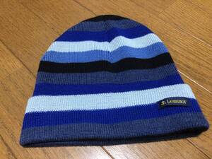 ★即決★Le Minor　ルミノア★コットン ニットキャップ★フランス製★綿100%★cotton knit cap★ボーダーニット帽★送料230円★