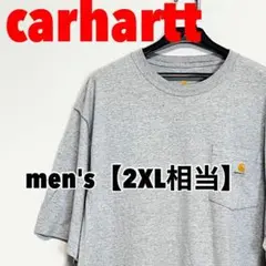 F694【carhartt】半袖ポケットTシャツ【2XL相当　k87】