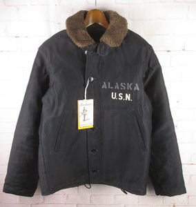 MWJ19033 FREEWHEELERS フリーホイーラーズ N-1 デッキジャケット ALASKA NAVAL STATION 2131017 美品 38