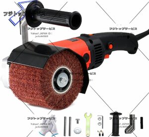 1400W 電気研磨機 研磨工具 グラインダー ポリッシャー 金属の研磨 バリ取り 研磨工具 電動工具 電動サンダー 金属/木材/ステンレス