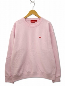 シュプリーム SUPREME 2023SS Small Box Crewneck クルーネック スモール ボックス ロゴ スウェット トレーナー L LIGHT PINK