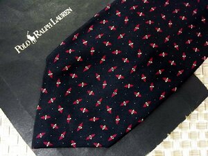 ♪33136C♪良品【菱形 楕円 デザイン 柄】ラルフローレン【RALPH LAUREN】ネクタイ