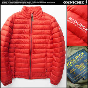 ■新品税込5.2万【WOOLRICH】EUROモデル/ウールリッチ/インナーダウンとしても使えるSUNDANCEライトウェイトダウンジャケットM/日本S~M