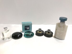 ■【YS-1】 ミニ香水 ブルガリ アフターシェーブ 40ml 6点セット まとめ ■ プールオム アクア ブラック EDT 5ml 【同梱可能商品】■D