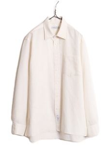 80s クリスチャン ディオール ストライプ 長袖 シャツ メンズ L 程/ 80年代 ヴィンテージ Christian Dior ポケット付き ワイシャツ ドレス