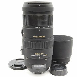 【良品】SIGMA 望遠ズームレンズ APO 120-400mm F4.5-5.6 DG OS HSM ニコン用 フルサイズ対応