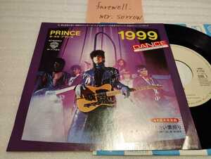 Prince プリンス 1999 国内盤シングル Warner Pioneer P-1723 つめたい素振り How Come U Don