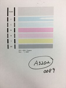 【A3202】プリンターヘッド ジャンク 印字確認済み QY6-0089 CANON キャノン TS5030 /TS5030S/TS6030/TS6130/TS6230/TS6330用