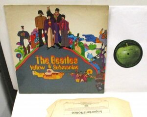 ☆彡 英國盤 The Beatles Yellow Submarine [ UK Apple Records PCS 7070] LABEL: Made in France / Mfd in U.K.