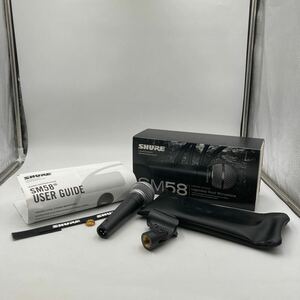 【数回使用・動作未確認】SHURE SM58 ダイナミックマイク 音響機器 シュアー