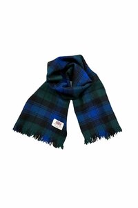 SCOTLAND BY TARTANCHECK muffler スコットランド タータンチェック マフラー グリーン ブルー ヴィンテージ ネ