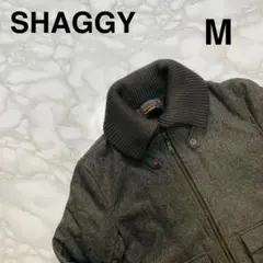 【美品】 SHAGGY グレー ブルゾン ジャケット 参考定価 1万2,100円