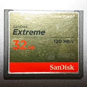 CFカード CFメモリ コンパクトフラッシュ サンディスク エクストリーム CompactFlash SanDisk Extreme 32GB 120MB/s UDMA7 初期化済み