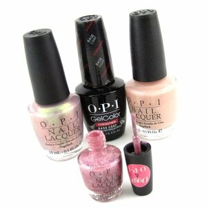 オーピーアイ ネイルラッカー ベースコート 4点セット まとめて マニキュア コスメ レディース OPI