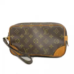 ルイ・ヴィトン(Louis Vuitton) ルイ・ヴィトン クラッチバッグ モノグラム マルリードラゴンヌPM M51827 ブラウンレディース