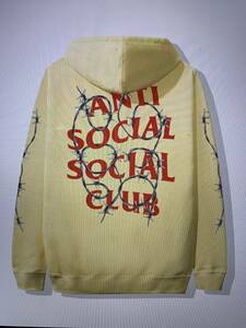 ASSC ANTI SOCIAL SOCIAL CLUB BARBARA YELLOW HOODIE パーカー　M アンチソーシャルソーシャルクラブ　新品 　未開封 19fw