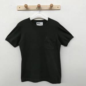 MHL. MARGARET HOWELL マーガレット ハウエル メンズ 半袖Tシャツ 斜めポケット 良品 size M