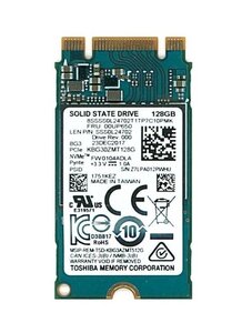 送料無料 ★SOLID STATE DRIVE M.2 SSD 2242 NVMe Toshiba KBG30ZMT128G　128GB【中古動作品】