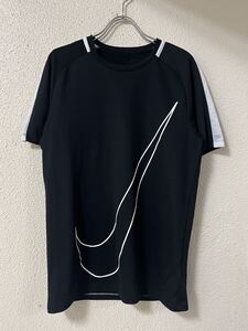 NIKE DRI-FIT ナイキ スウッシュプリントデザイン ジャージ Tシャツ 