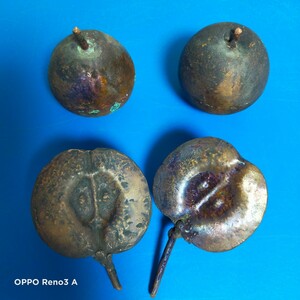 銅製オブジェ　果実　リンゴ　フルーツ　インテリア　小物　置物　飾り　美術　手作り