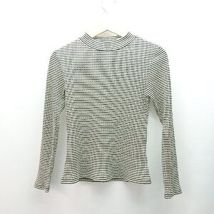 ◇ JILL STUART ハイネック タイト 秋冬向け フェミニン 長袖 Tシャツ 表記なし ブラック ベージュ レディース E