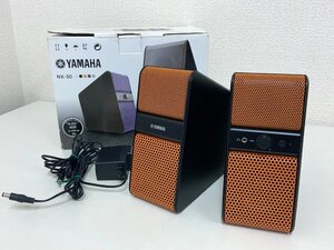 ★動作良好ガリ無し★YAMAHA ヤマハ NX-50 パワードスピーカー オレンジ