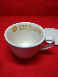2005年 ミスタードーナツ PON DE LION ポンデライオン フタ付き マグカップ　保管品